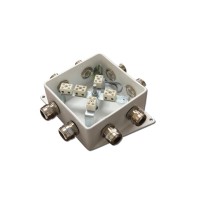 КМ-О (10к)-IP66-120х120, три ввода: Коробка монтажная огнестойкая