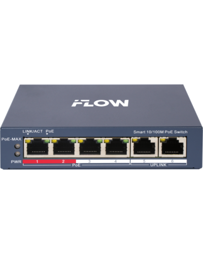 F-SW-EM206POE-VM. Коммутатор с POE. i-FLOW в Норильске
