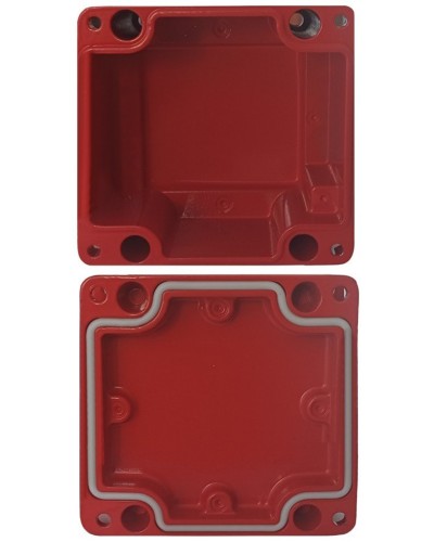 МКС Мороз, глухая, IP66/IP68, красный. Коробка коммутационная металлическая. Магнито-Контакт в Норильске