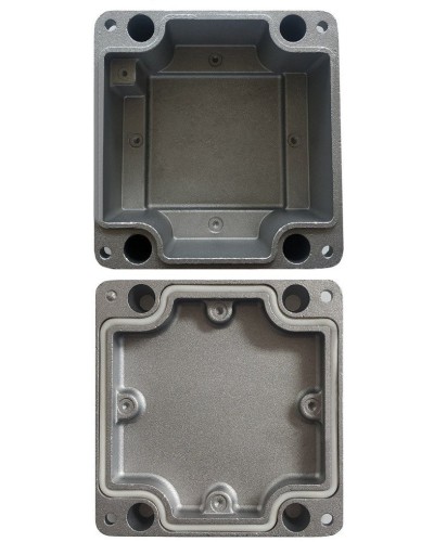 МКС Мороз, глухая, IP66/IP68, серый. Коробка коммутационная металлическая. Магнито-Контакт в Норильске