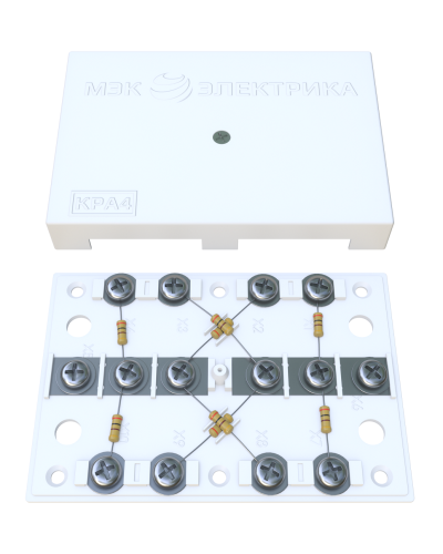 KRA-4 300 Om white (MEC42103). Коробка на 4 абонента. МЭК-Электрика в Норильске