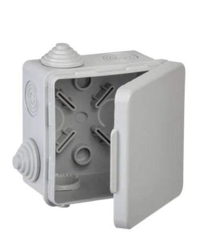 Коробка КМ 80х80х50 GENERICA (UKO31-080-080-050-K03-54G). Коробка распаячная для открытой проводки. GENERICA в Норильске