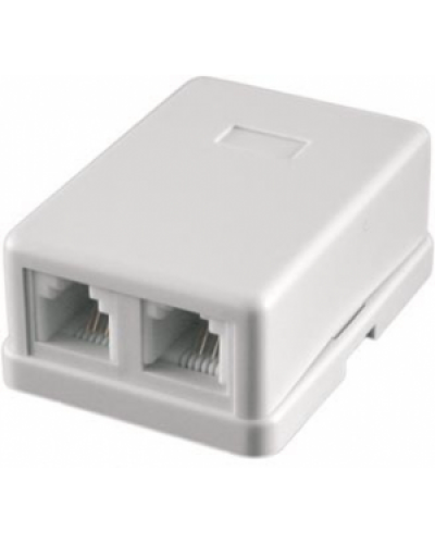 STK-RJ-45(8P8C), CAT.6, 2 выхода, Dual IDC компьютерная розетка: Розетка компьютерная 2 выхода в Норильске