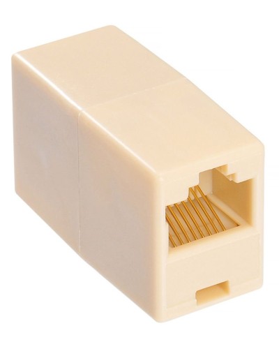 RJ-45 (розетка)-RJ-45 (розетка) (бежевый): Разъем распределительный в Норильске