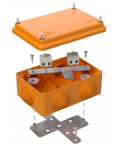 Коробка огнестойкая 120х80х50 (40-0340-FR1.5-4). Коробка огнестойкая для открытой установки. Промрукав в Норильске