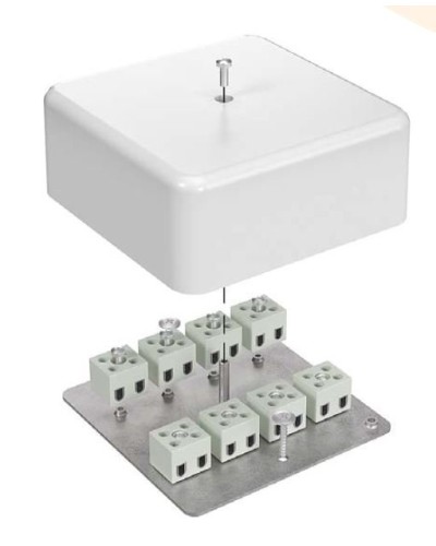Коробка огнестойкая 103х103х45 для кабель-канала (40-0470-FR6.0-6). Коробка огнестойкая для кабель-канала. Промрукав в Норильске