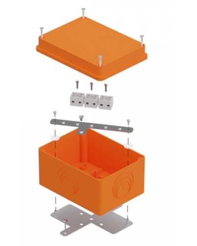 Коробка огнестойкая 150х110х90 E15-E120 для о/п (40-0351-FR2.5-6). Коробка огнестойкая для открытой установки. Промрукав в Норильске