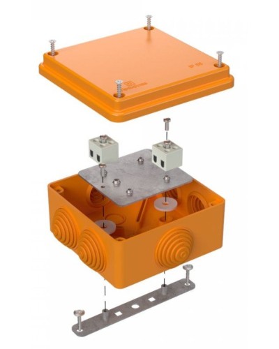 Коробка огнестойкая 100х100х50 (40-0300-FR2.5-4). Коробка огнестойкая для открытой установки. Промрукав в Норильске