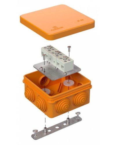 Коробка огнестойкая 80х80х40 (40-0210-FR1.5-6). Коробка огнестойкая для открытой установки. Промрукав в Норильске