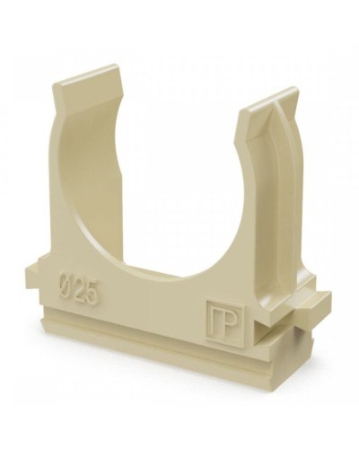 Крепёж-клипса для труб АБС-пластик сосна D25 (100 шт) (PR13.0050). Крепление для труб ПВХ. Промрукав в Норильске