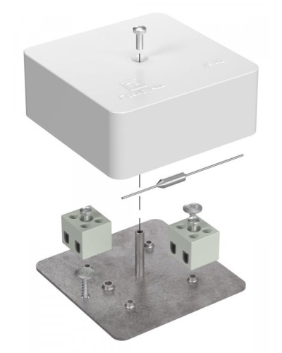Коробка огнестойкая 75х75х30 (40-0450-FR2.5-4-П). Коробка огнестойкая для открытой установки. Промрукав в Норильске