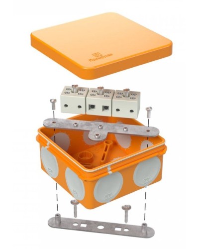 Коробка огнестойкая 60-0210-FR6.0-6 Е15-Е120 80х80х40. Коробка огнестойкая для открытой установки. Промрукав в Норильске