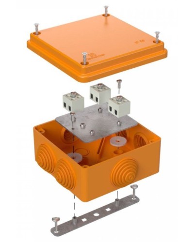 Коробка огнестойкая 100х100х50 (40-0300-FR1.5-6). Коробка огнестойкая для открытой установки. Промрукав в Норильске