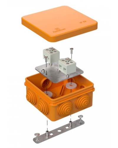 Коробка огнестойкая 40-0210-FR6.0-4 Е15-Е120 80х80х40. Коробка огнестойкая для открытой установки. Промрукав в Норильске