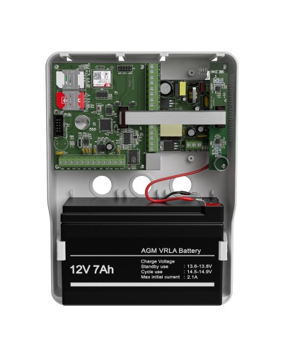 Mega v.5 LTE в корпусе (под АКБ 1,2-7 Ач с БРП 12V 2,5А). Панель охранная радиоканальная. Ритм в Норильске
