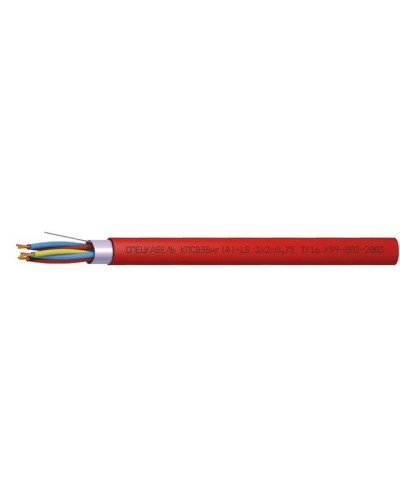 КПСВЭВнг(А)-LS 3х2х0,5 (Спецкабель). Кабель симметричный для систем сигнализации и управления, групповой прокладки, с пониженным дымо- и газовыделением. Спецкабель в Норильске