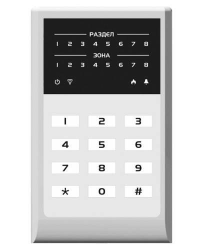 МИРАЖ-КД-04 (grey). Кнопочная кодовая панель. Стелс НПП в Норильске