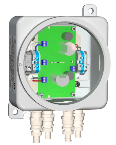 БПУ-2-220VAC-24VDC/2,0A ВБ. Блок питания уличный взрывозащищенный. Тахион в Норильске